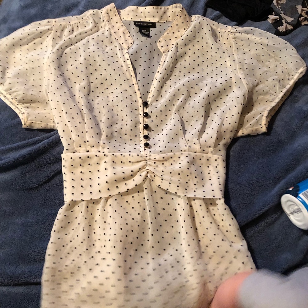 Precious polka dot lane Bryant shirt